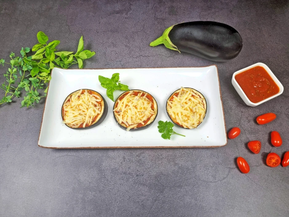 Melanzani-Mini-Pizzen