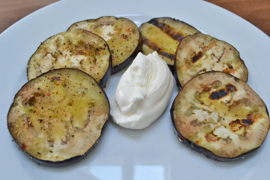 Gegrillte Auberginen