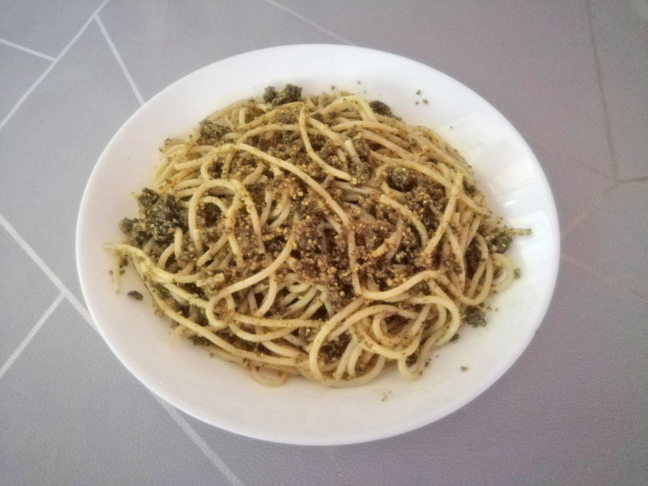 Kürbiskern-Spaghetti