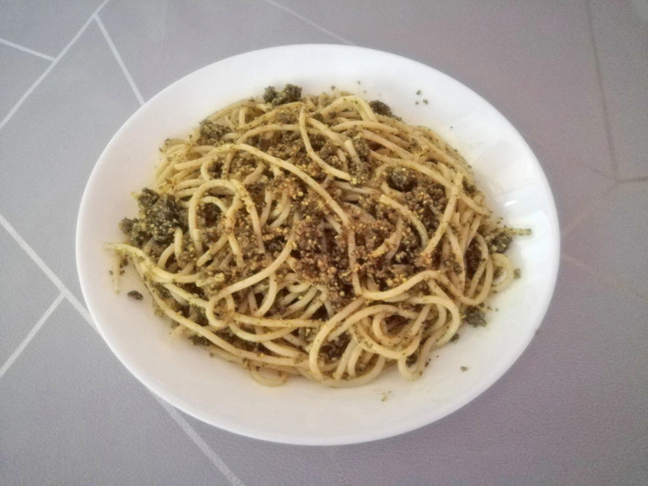 Kürbiskern-Spaghetti