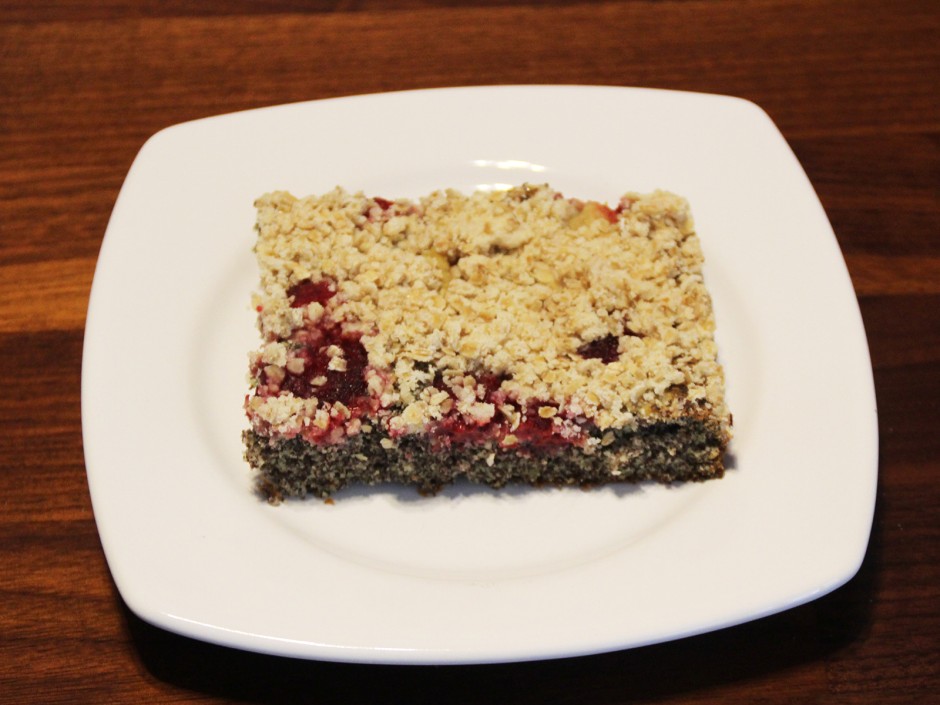 Brombeer-Mohnkuchen mit Streusel