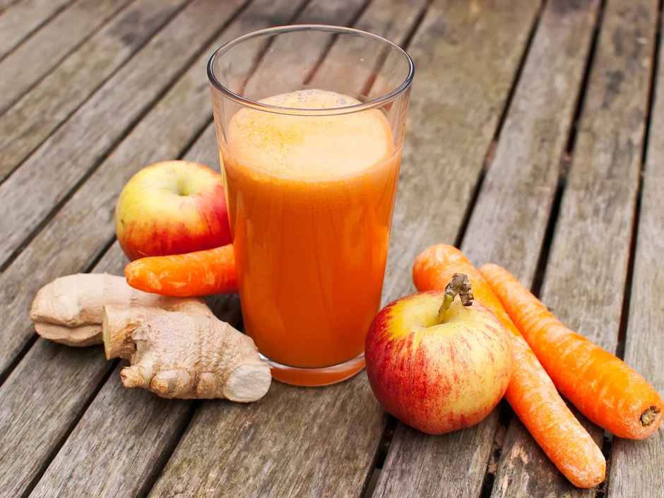 Apfel Karotten Smoothie