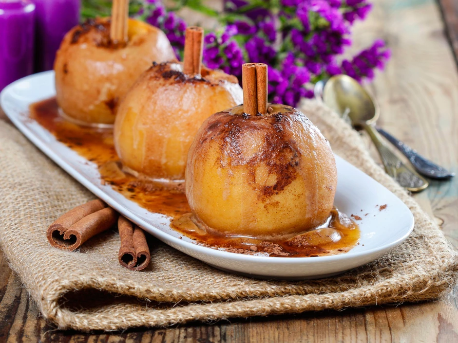 Brat&auml;pfel mit Zimt