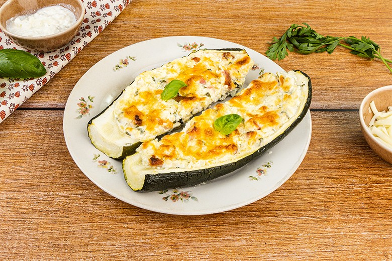 Überbackene Zucchini