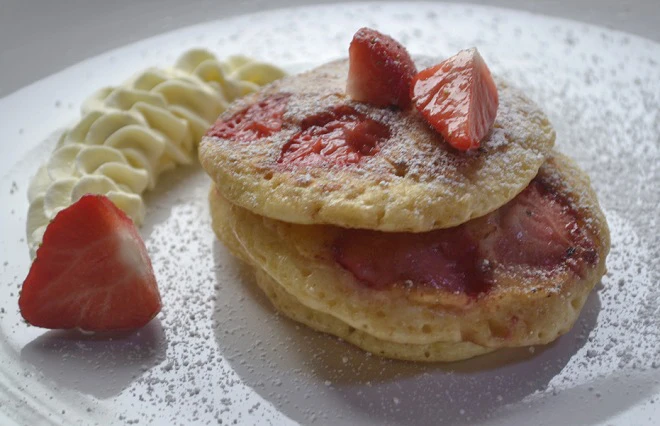 Erdbeer Pancakes