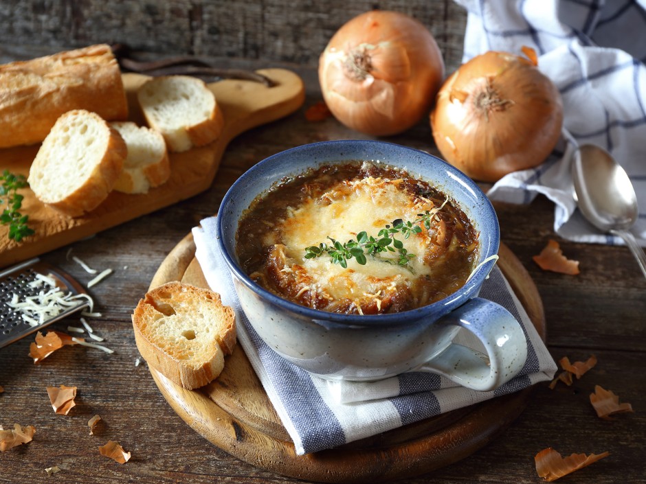 Französische Zwiebelsuppe