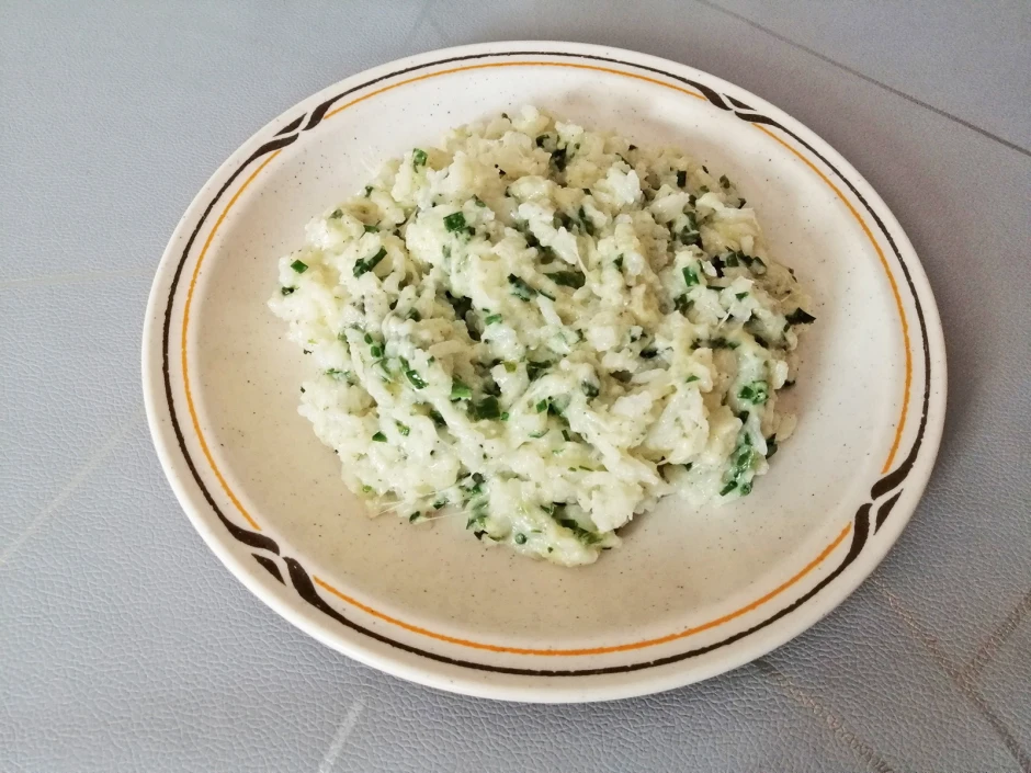 Gebratener Reis mit K&auml;se