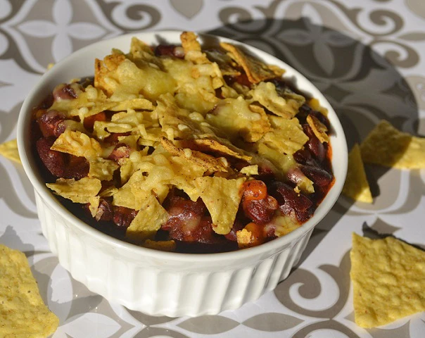 Chili con Carne überbacken
