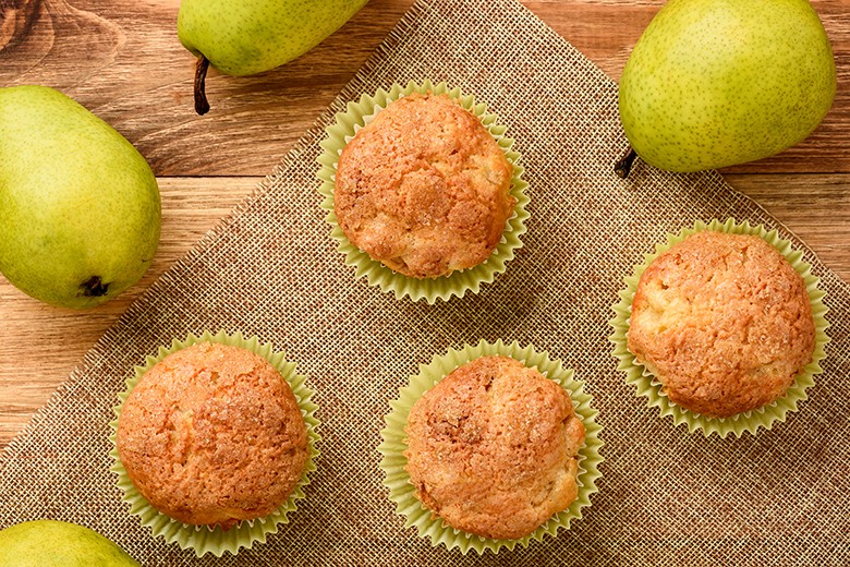 Birnen-Nuss-Muffins