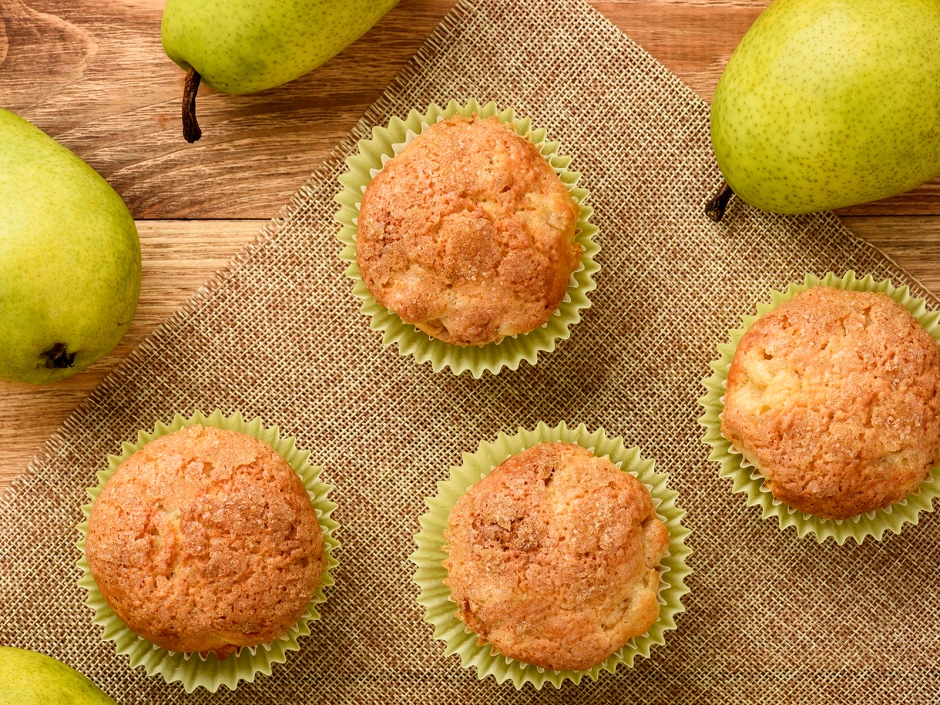 Birnen-Nuss-Muffins