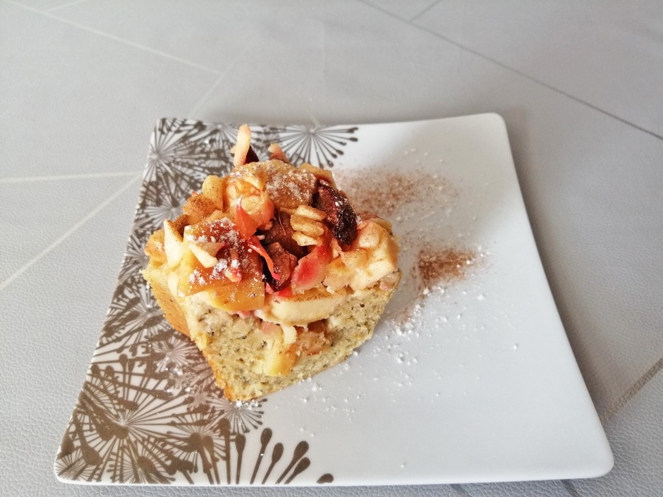 Apfel-Zwetschken-Kuchen aus dem Camping-Backofen