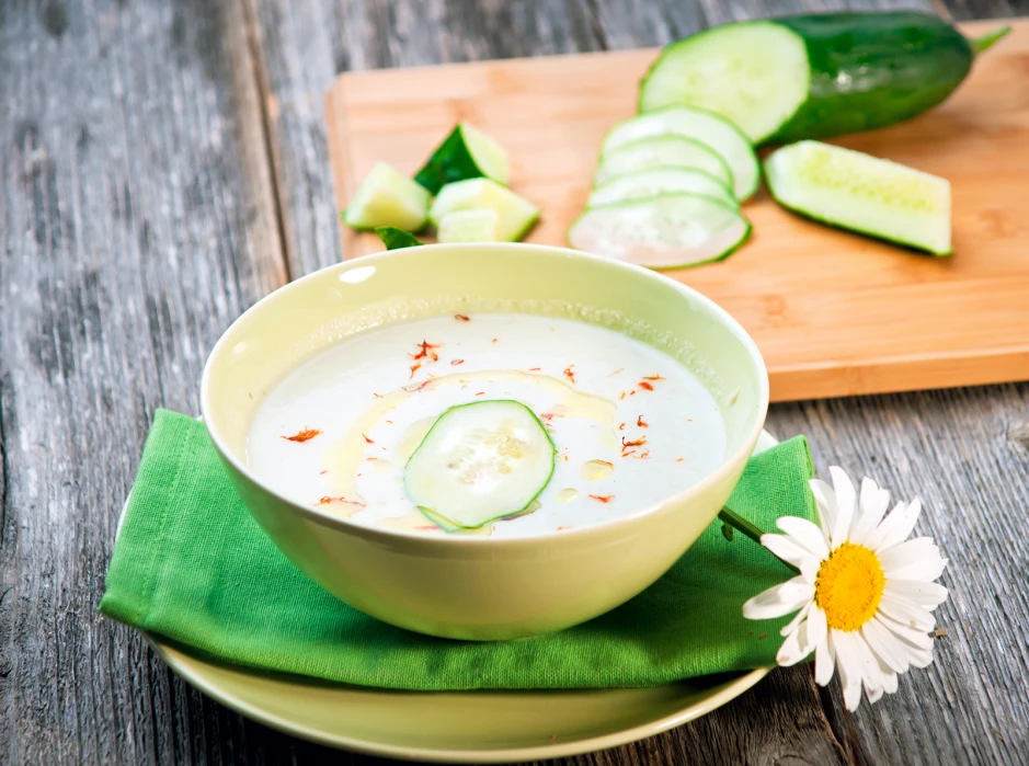 Kalte Gurkensuppe