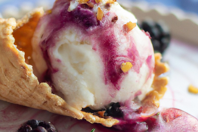 Hüttenkäse Eis