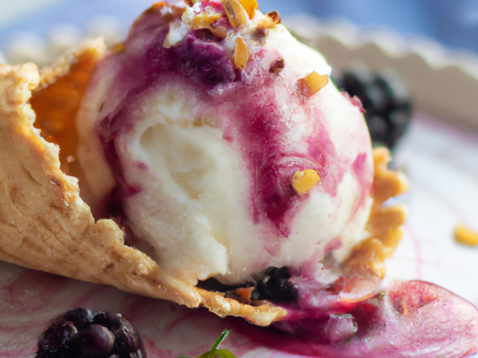 Hüttenkäse Eis