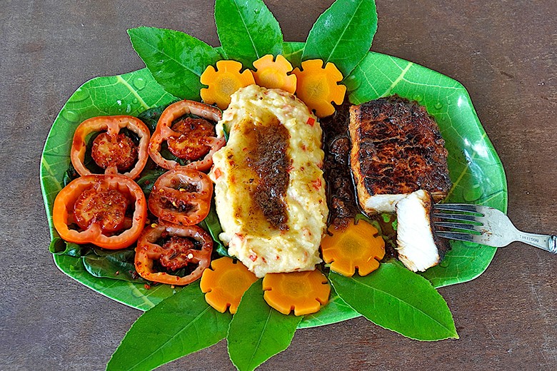 Teriyaki-Medaillon mit Kartoffelpüree