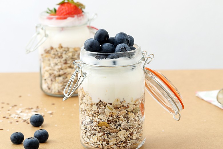 Overnight Oats mit Weizenkleie