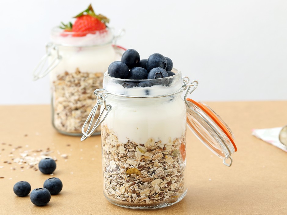 Overnight Oats mit Weizenkleie