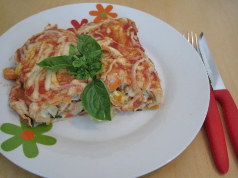 Gem&uuml;se-Enchiladas