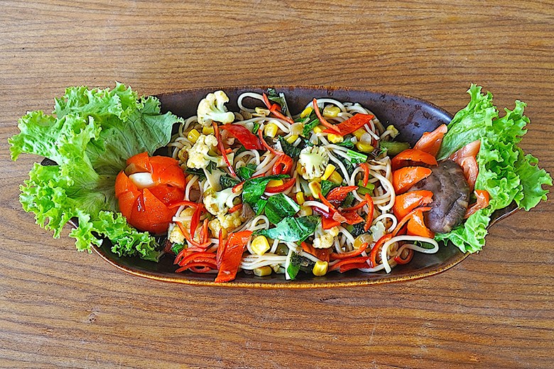 Gebratene Nudeln mit Cap Cay