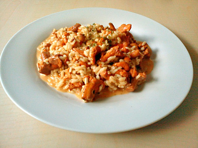 Eierschwammerlrisotto