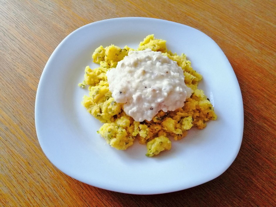 Polenta mit Topinambur