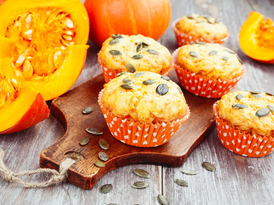 K&uuml;rbis-Muffins