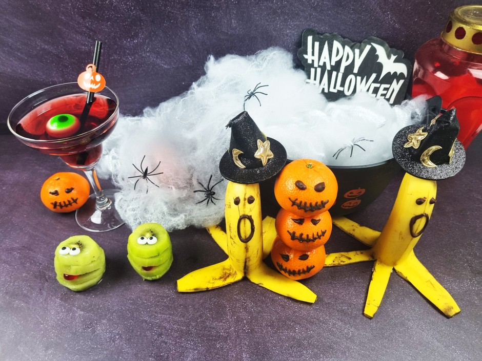 Obst-Gruselmonster