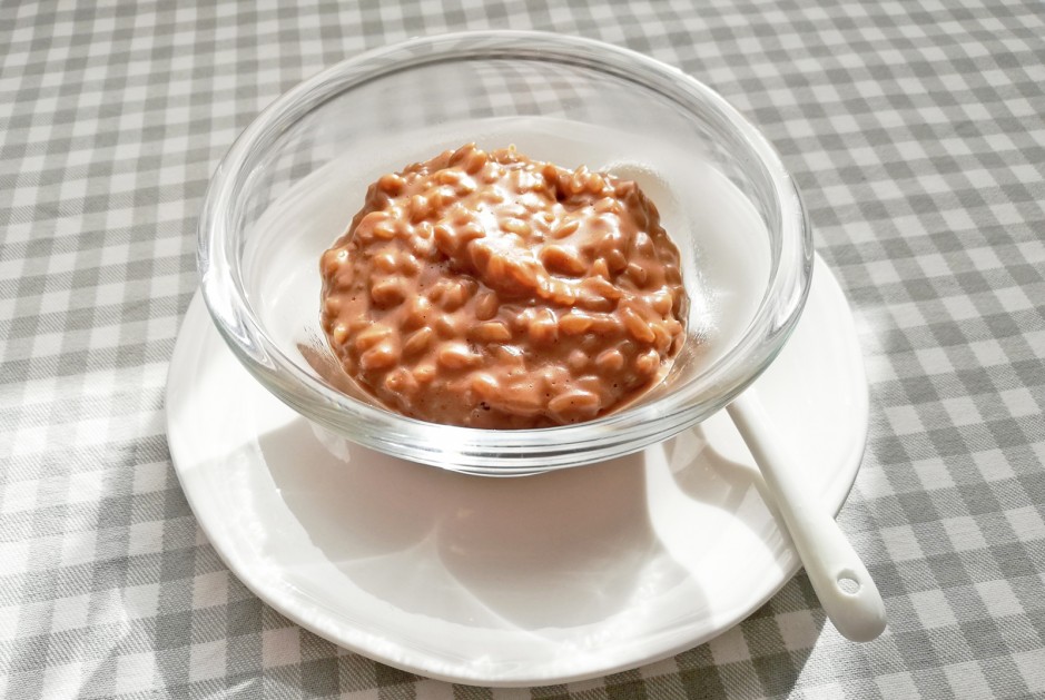 Winterlicher Schokoladen Milchreis