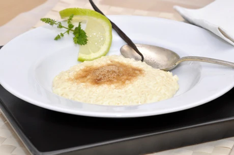 Vanillemilchreis