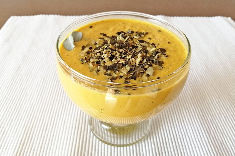 Kürbis mit Salbeisirup