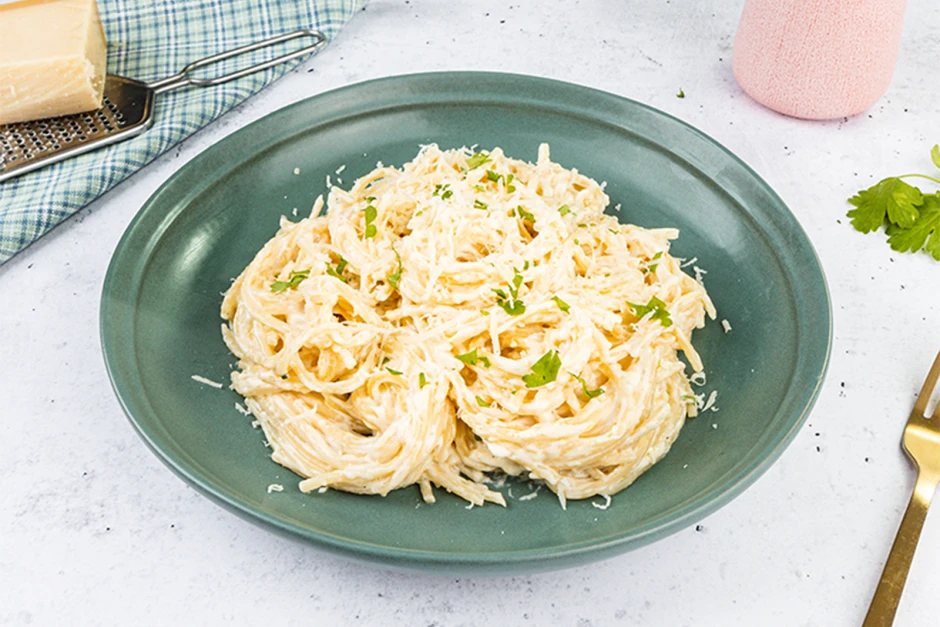 Cremige Spaghetti Alfredo