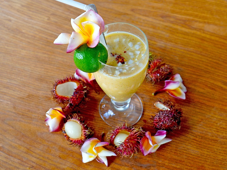 Würziges Rambutan Lassi
