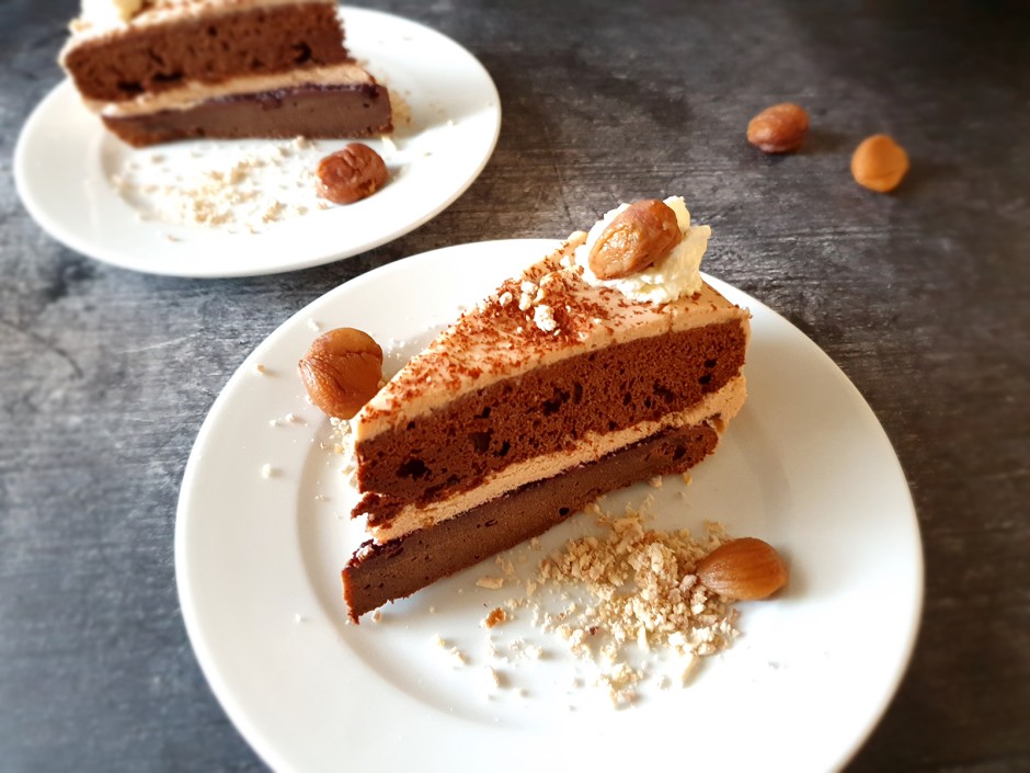 Einfache Maronitorte