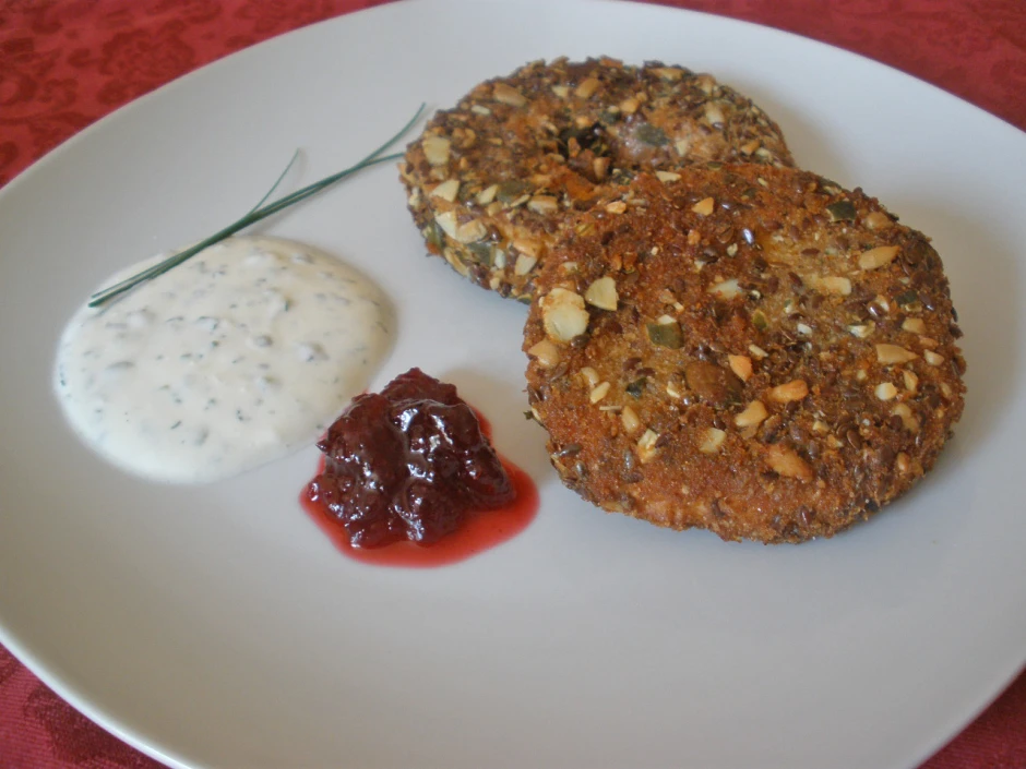 K&uuml;rbisschnitzerl mit kerniger H&uuml;lle