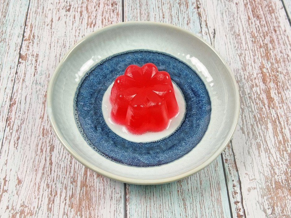 Himbeer-Wackelpudding