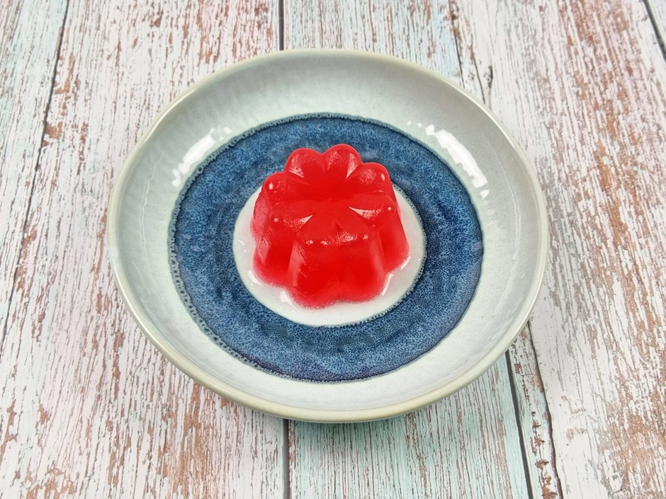 Himbeer-Wackelpudding