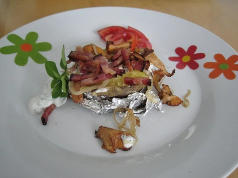 Ofenkartoffel mit Sauerrahm