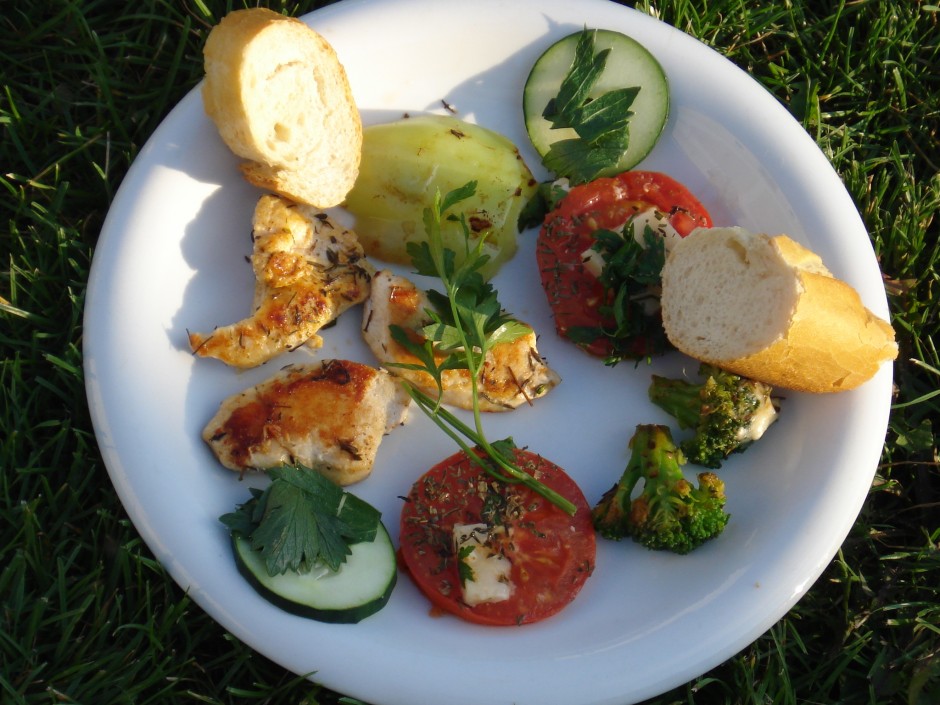 Gesunder Grillteller