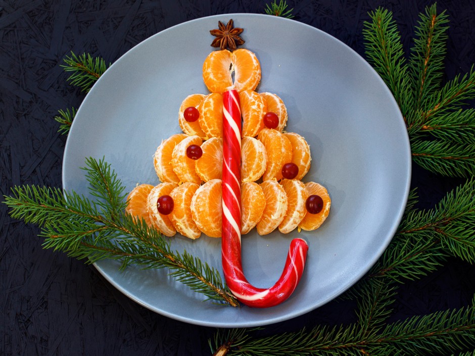 Mandarinen Weihnachtsbaum