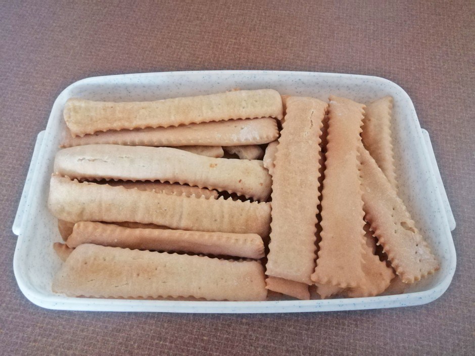 Hartkekse aus Dinkelmehl