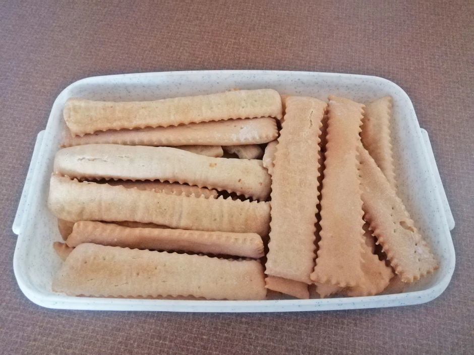 Hartkekse aus Dinkelmehl