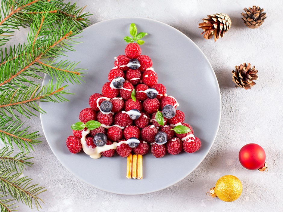 Beeren Weihnachtsbaum