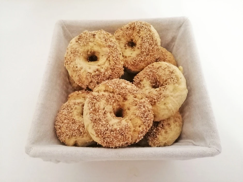 Dinkel-Bagels mit Natron