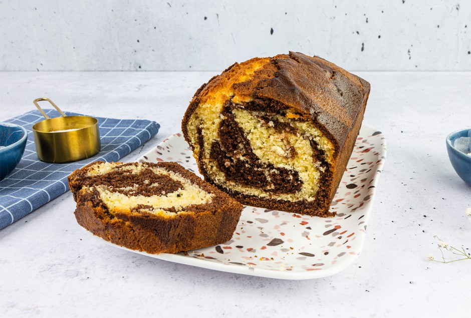 Saftiger Marmorkuchen