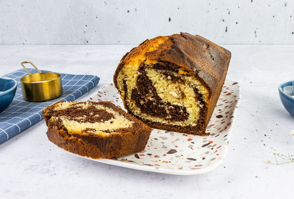 Saftiger Marmorkuchen