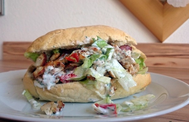 Kebabfladen mit Rindfleisch