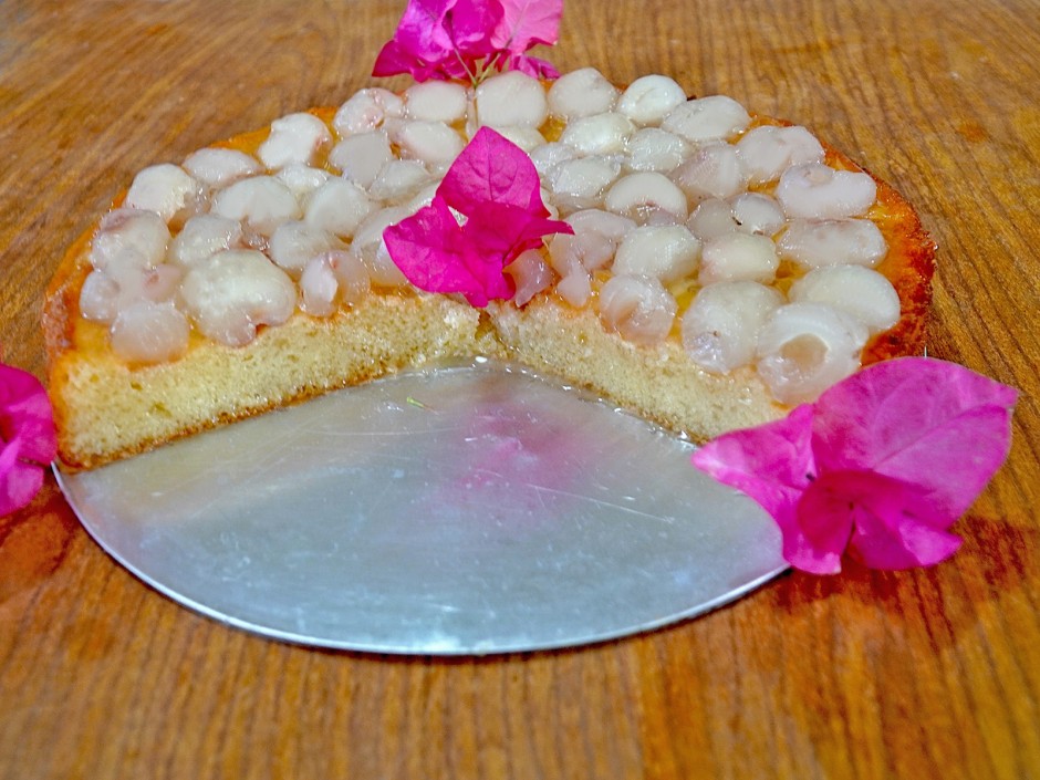 Longan-Torte mit Longan-Guss