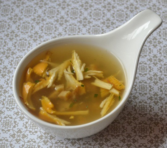 Eierschwammerlsuppe