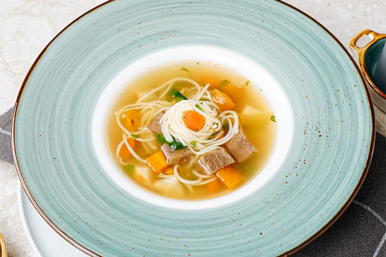 Rindfleischsuppe