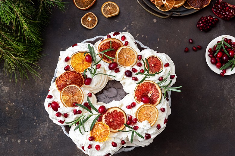Weihnachtliche Pavlova